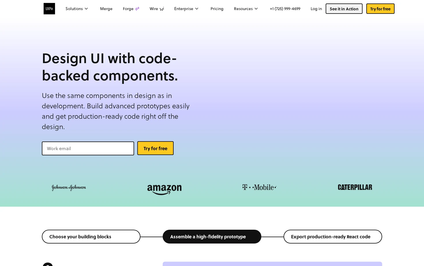 UXPin 页面快照